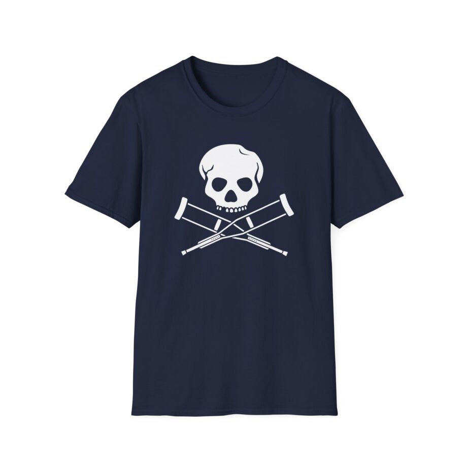 Jackass Skull and Crutches Unisex Softstyle T-Shirt