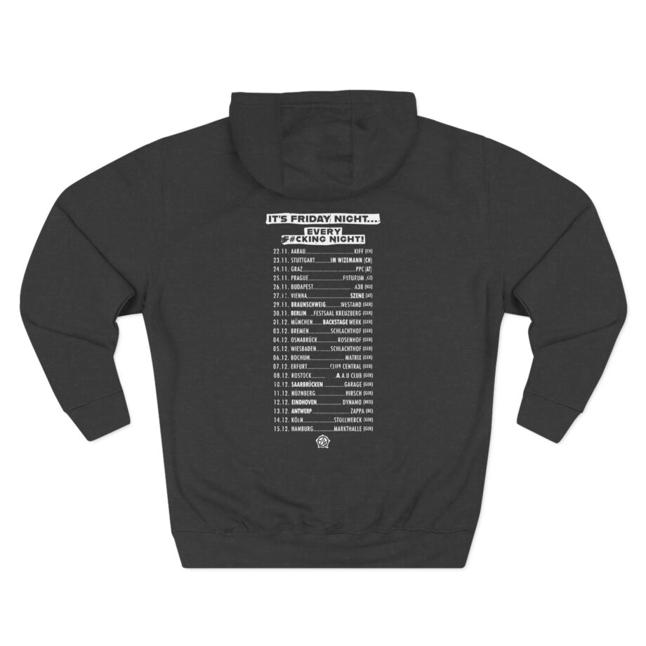Zebrahead Lightning Skull Friday night tour Three-Panel Fleece Hoodie