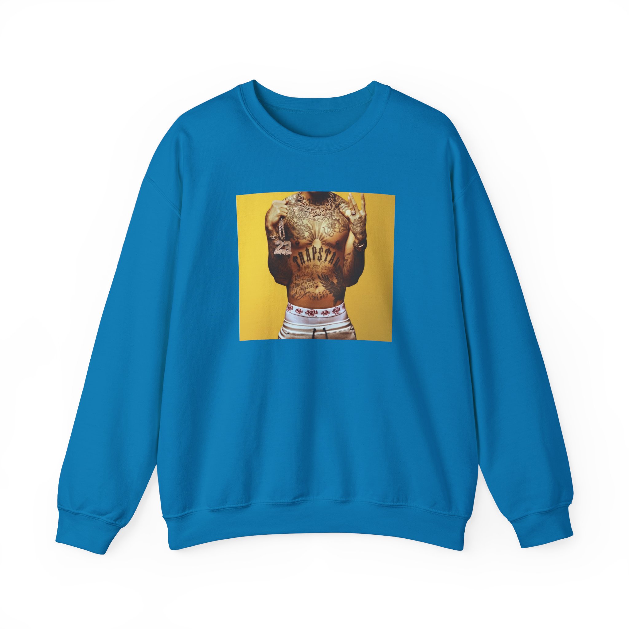 Central Cee UK Drill 23 Album Cover Unisex Heavy Blendâ„¢ Crewneck Sweatshirt