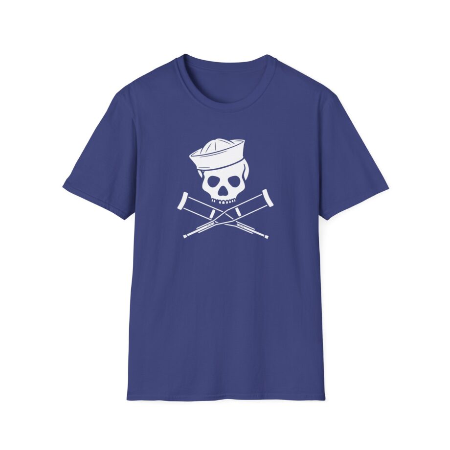 Jackass Sailor Skull & Crossbones Unisex Softstyle T-Shirt
