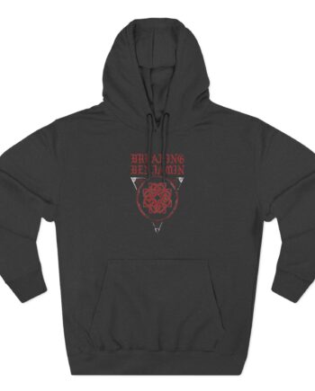 Breaking Benjamin Crest Three-Panel Fleece Hoodie