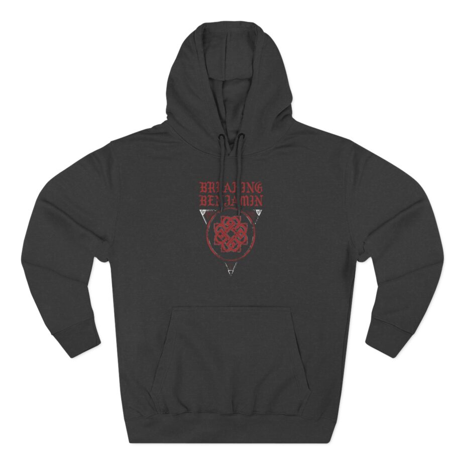 Breaking Benjamin Crest Three-Panel Fleece Hoodie
