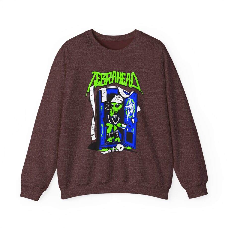 Zebrahead White ZH Coffee break Unisex Heavy Blend™ Crewneck Sweatshirt