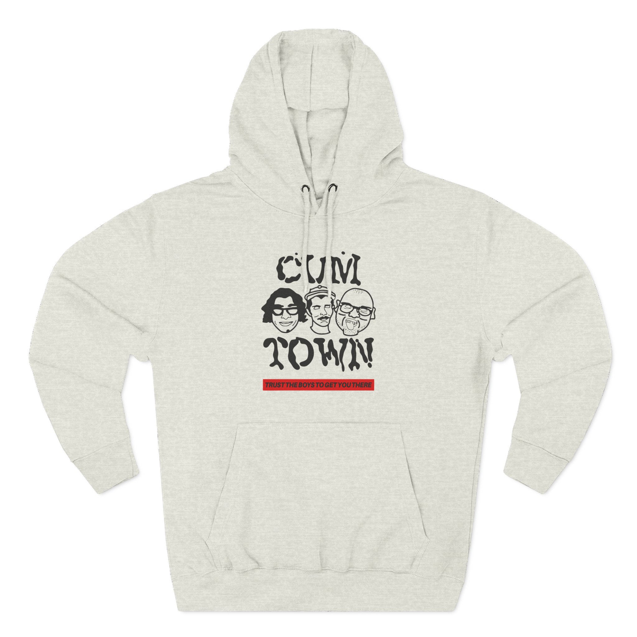 Cumtown Three-Panel Fleece Hoodie