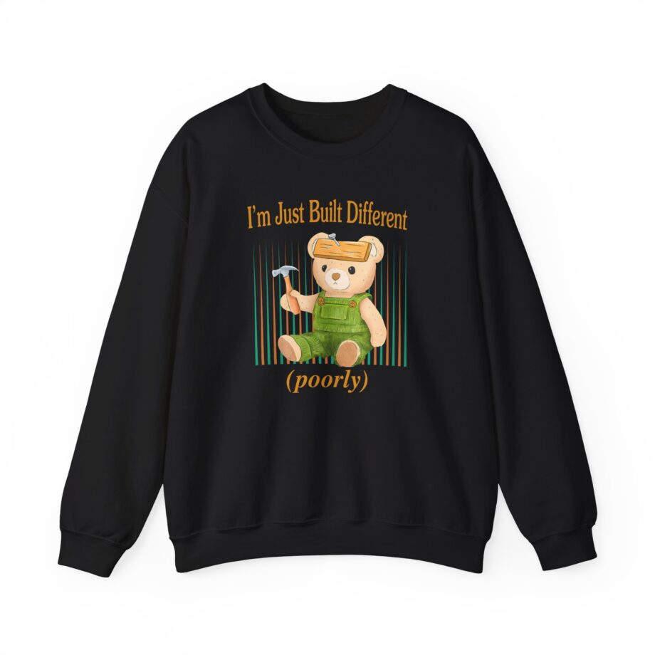 Built Different Poorly Unisex Heavy Blend™ Crewneck Sweatshirt