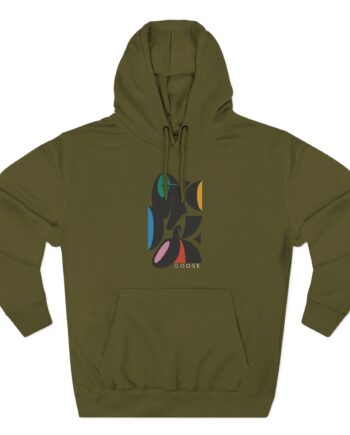 Goose Warp Spheres Three-Panel Fleece Hoodie