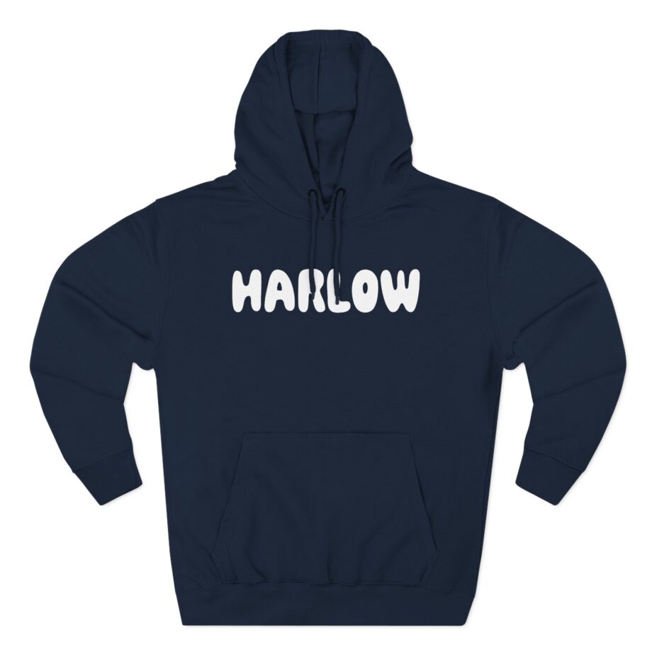 Harlow and Popcorn Three-Panel Fleece Hoodie