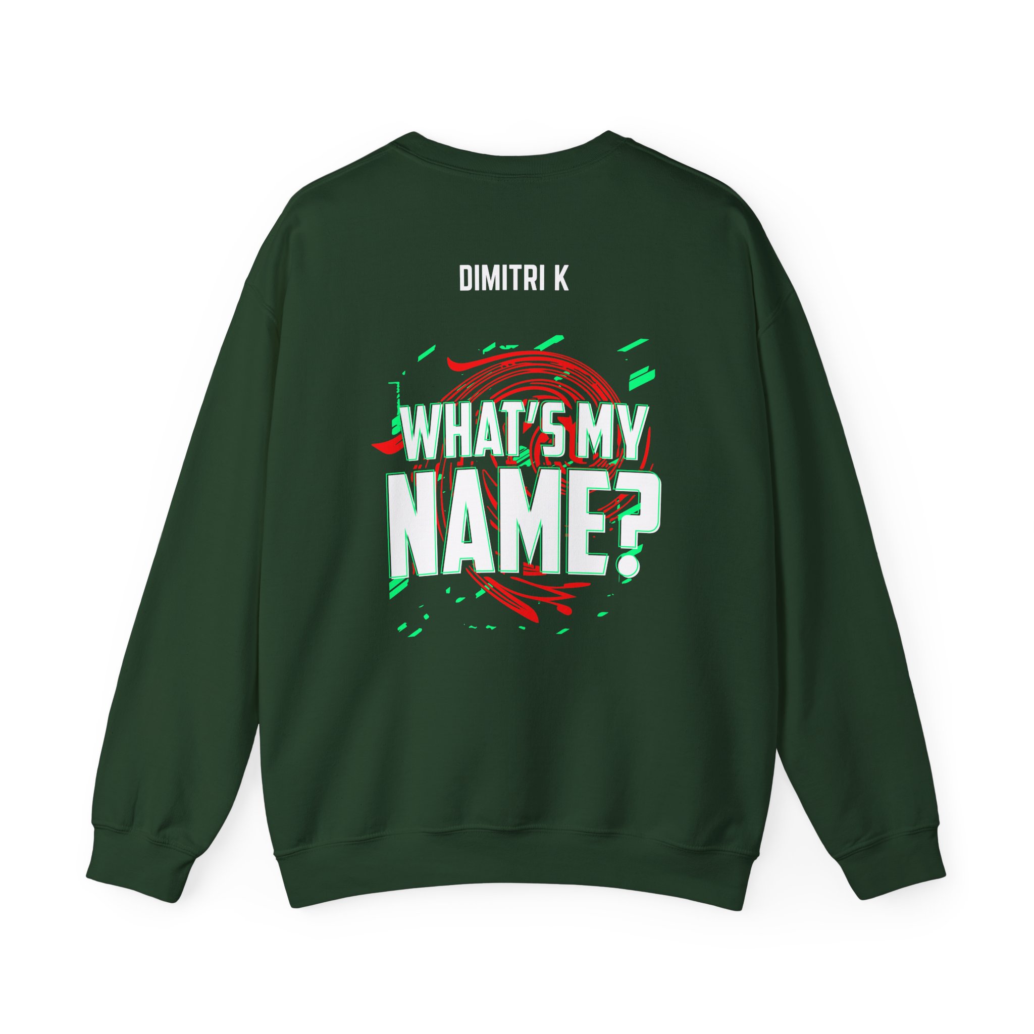 Dimitri K What’s My Name Unisex Heavy Blend™ Crewneck Sweatshirt