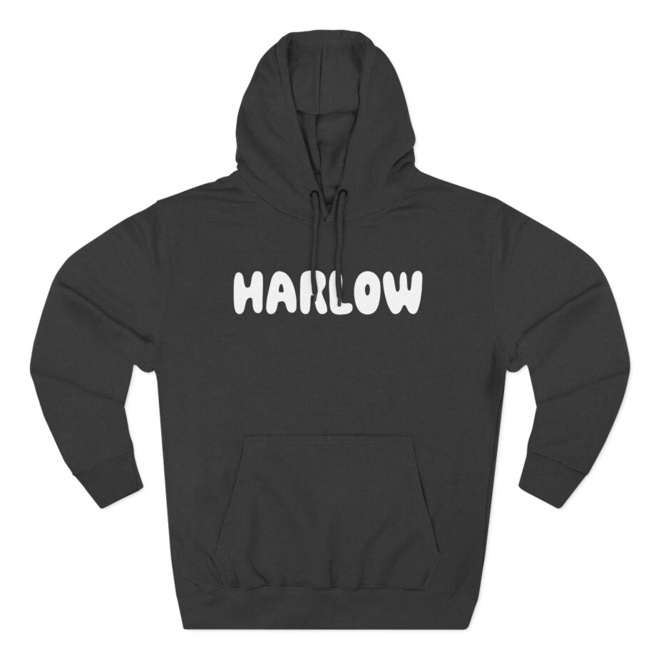 Harlow and Popcorn Three-Panel Fleece Hoodie
