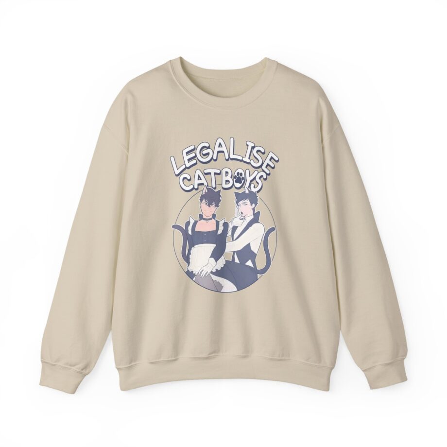 Dan and Phil Legalise Catboys Unisex Heavy Blend™ Crewneck Sweatshirt