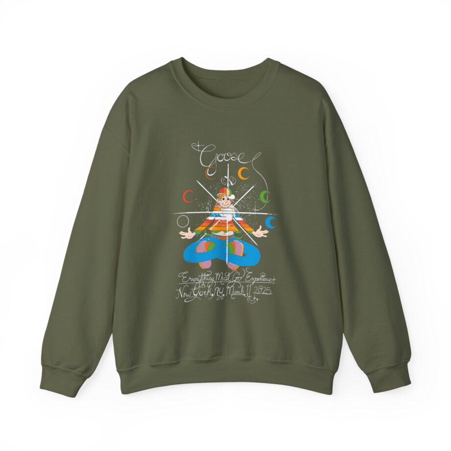 Goose Rainbow Kid EMG Experienc Unisex Heavy Blend™ Crewneck Sweatshirt