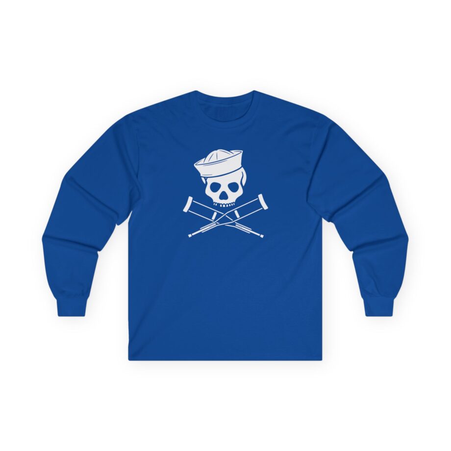 Jackass Sailor Skull & Crossbones Unisex Ultra Cotton Long Sleeve Tee