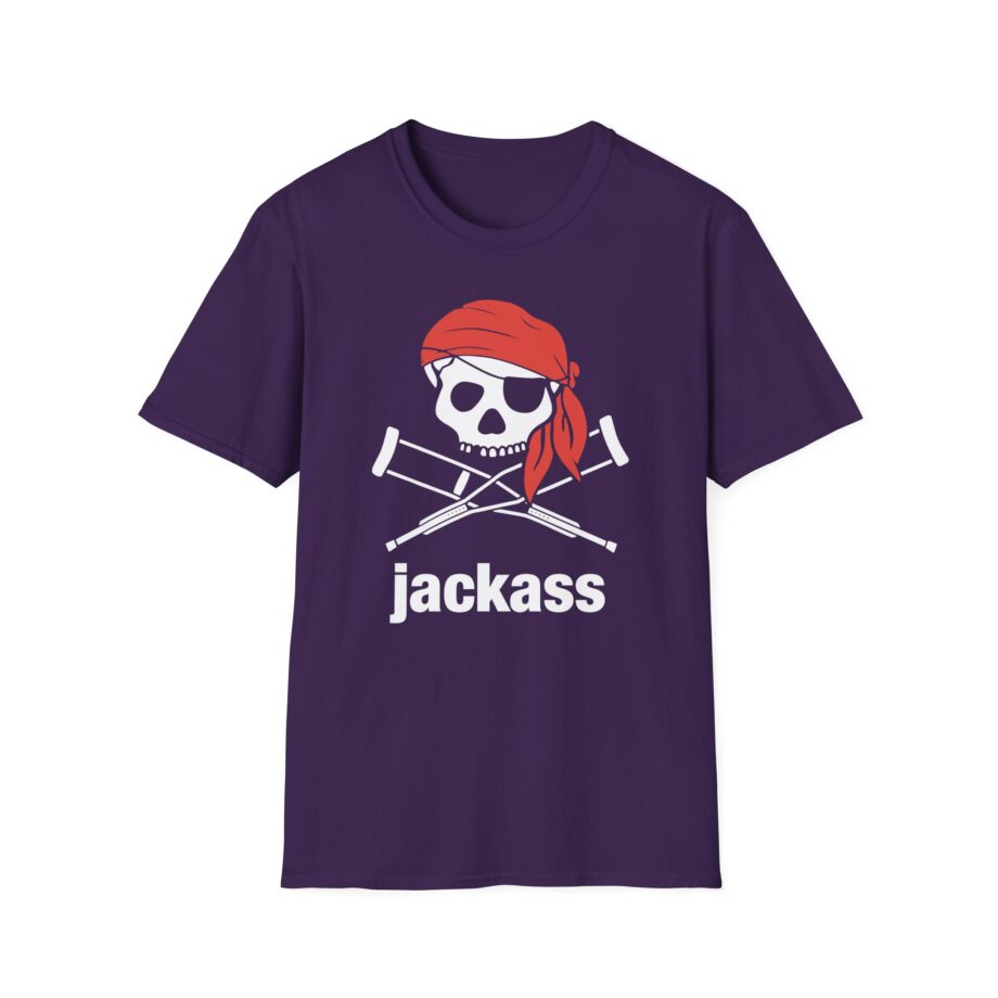 Jackass Skull and Crutches Unisex Softstyle T-Shirt