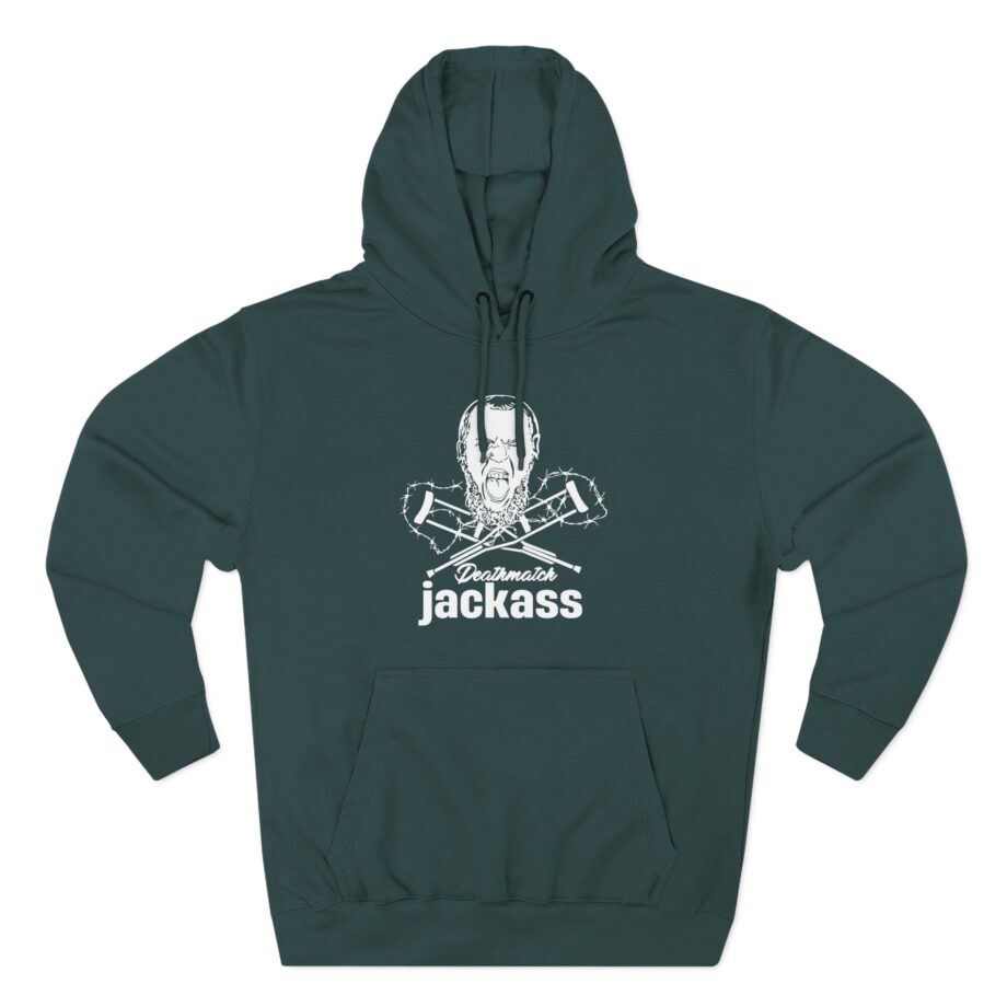 Dale Patricks-deathmatch Jackass Three-Panel Fleece Hoodie