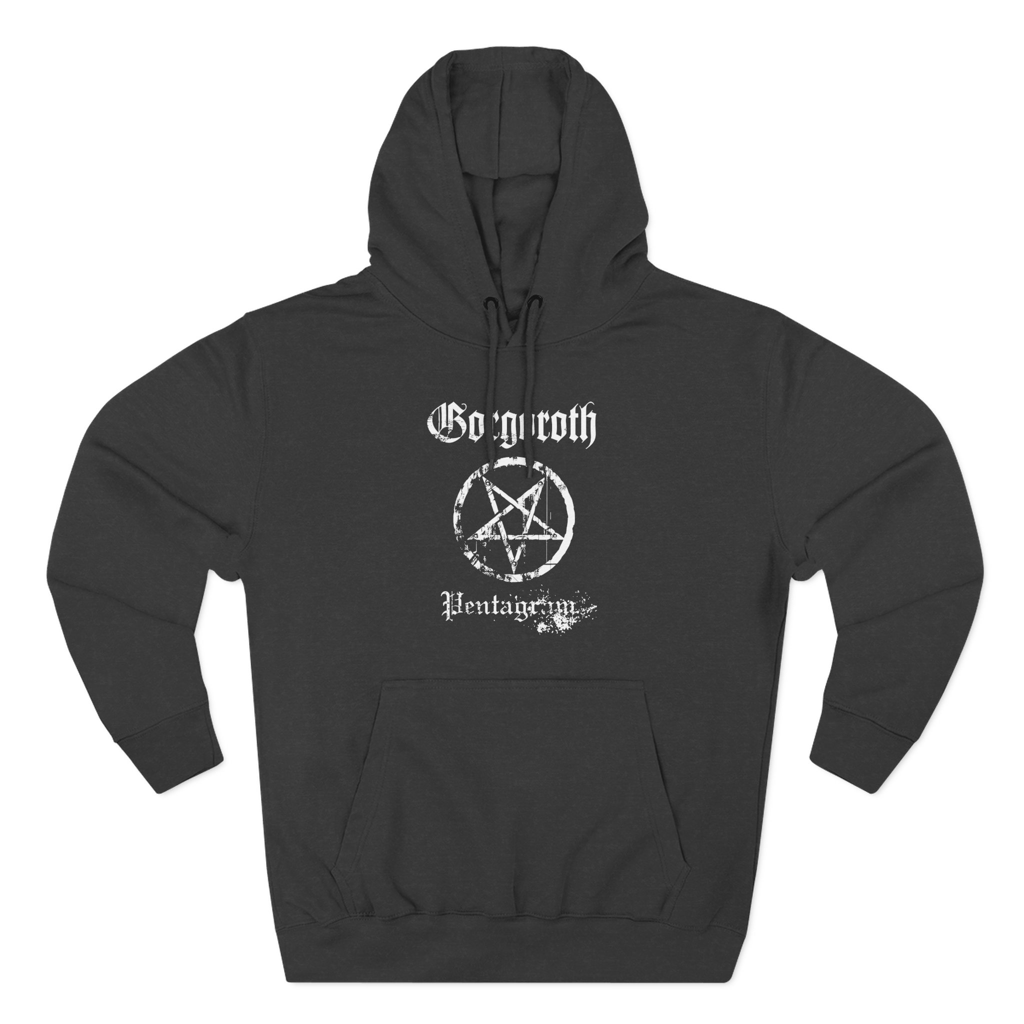 Gorgoroth Pentagram Three-Panel Fleece Hoodie