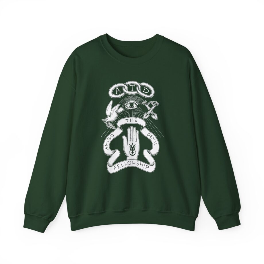 Amigo the Devil  Fellowship Unisex Heavy Blend™ Crewneck Sweatshirt