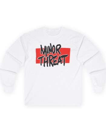 Minor Threat - Big Logo Unisex Ultra Cotton Long Sleeve Tee