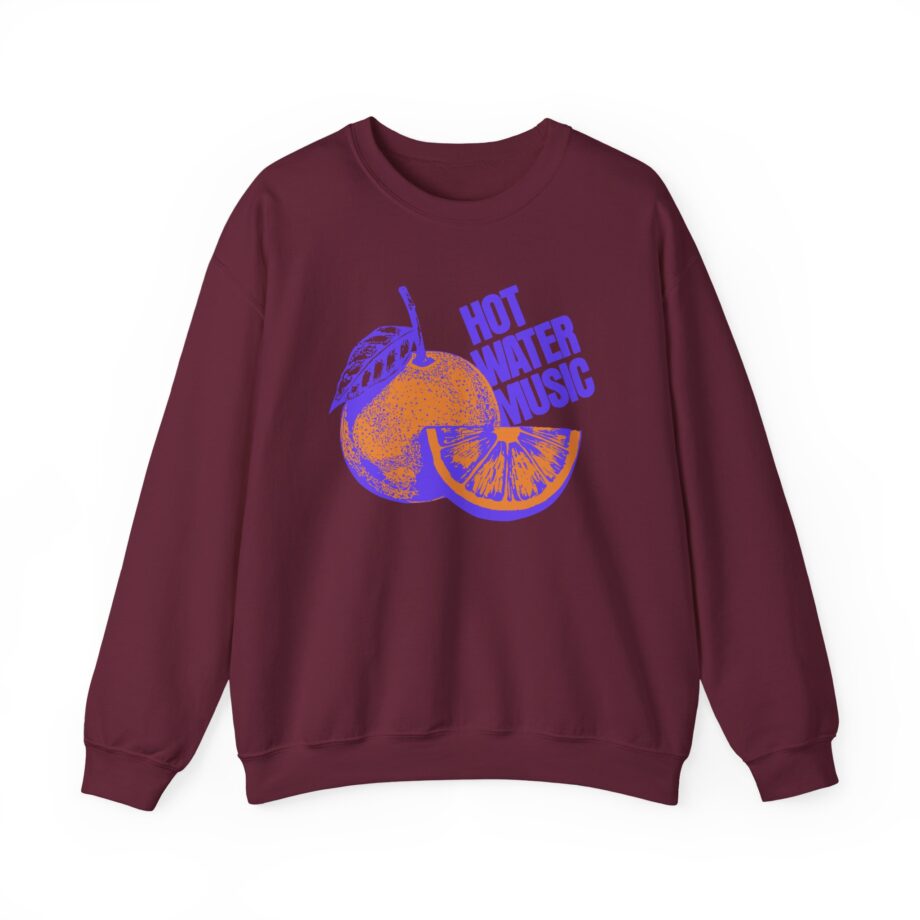 Hot Water Music Florida Orange Unisex Heavy Blend™ Crewneck Sweatshirt