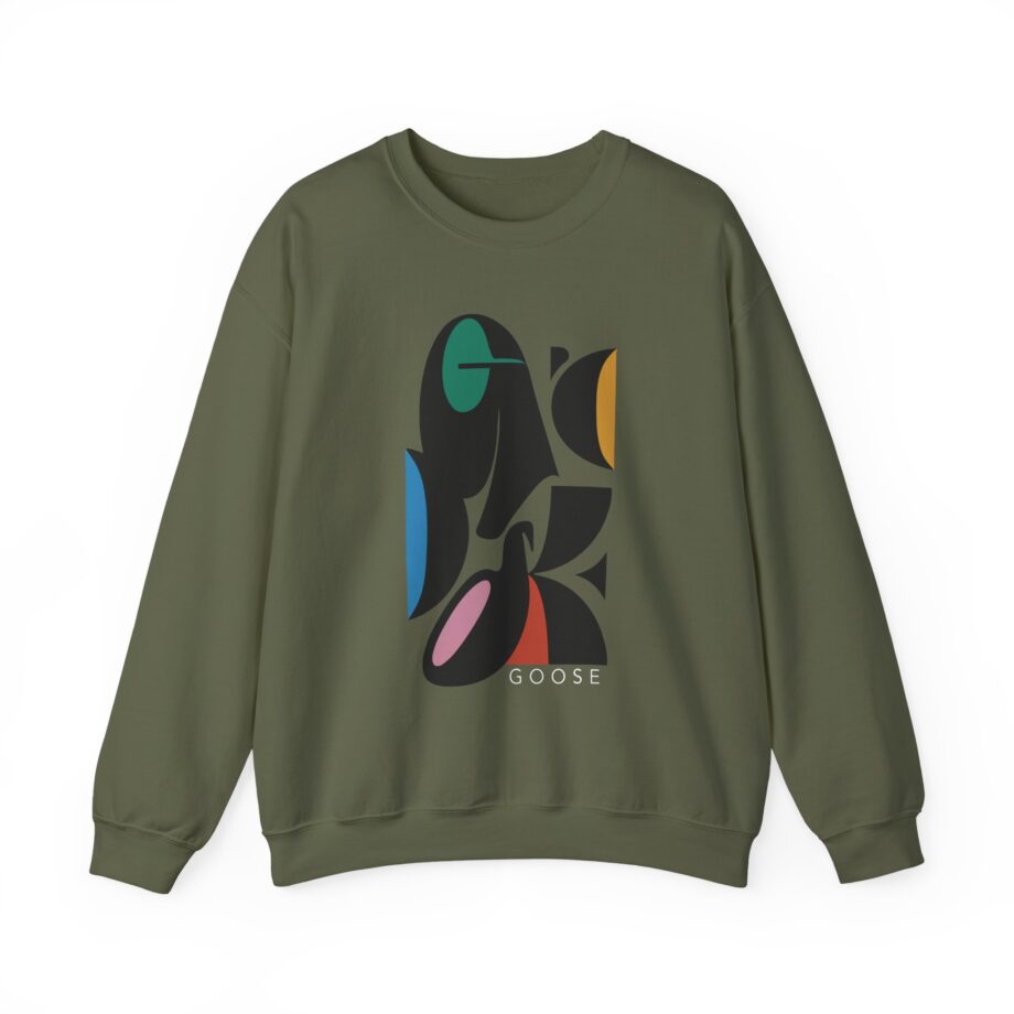 Goose Warp Spheres Unisex Heavy Blend™ Crewneck Sweatshirt