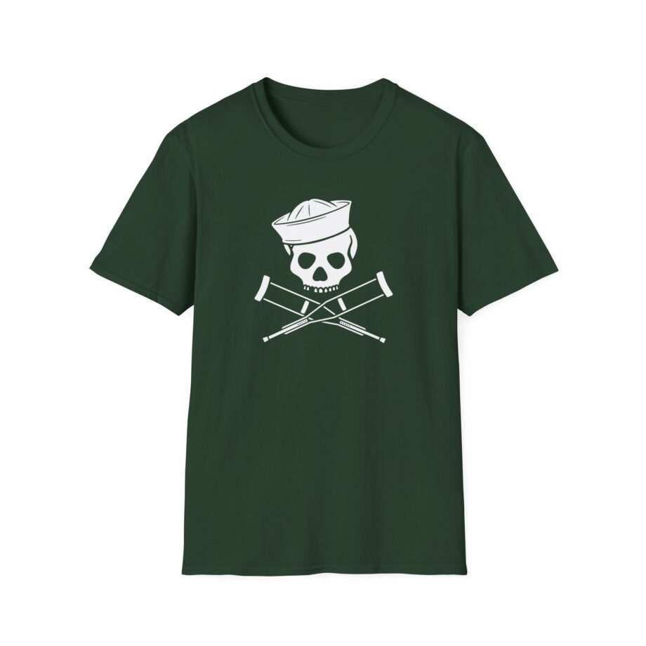 Jackass Sailor Skull & Crossbones Unisex Softstyle T-Shirt
