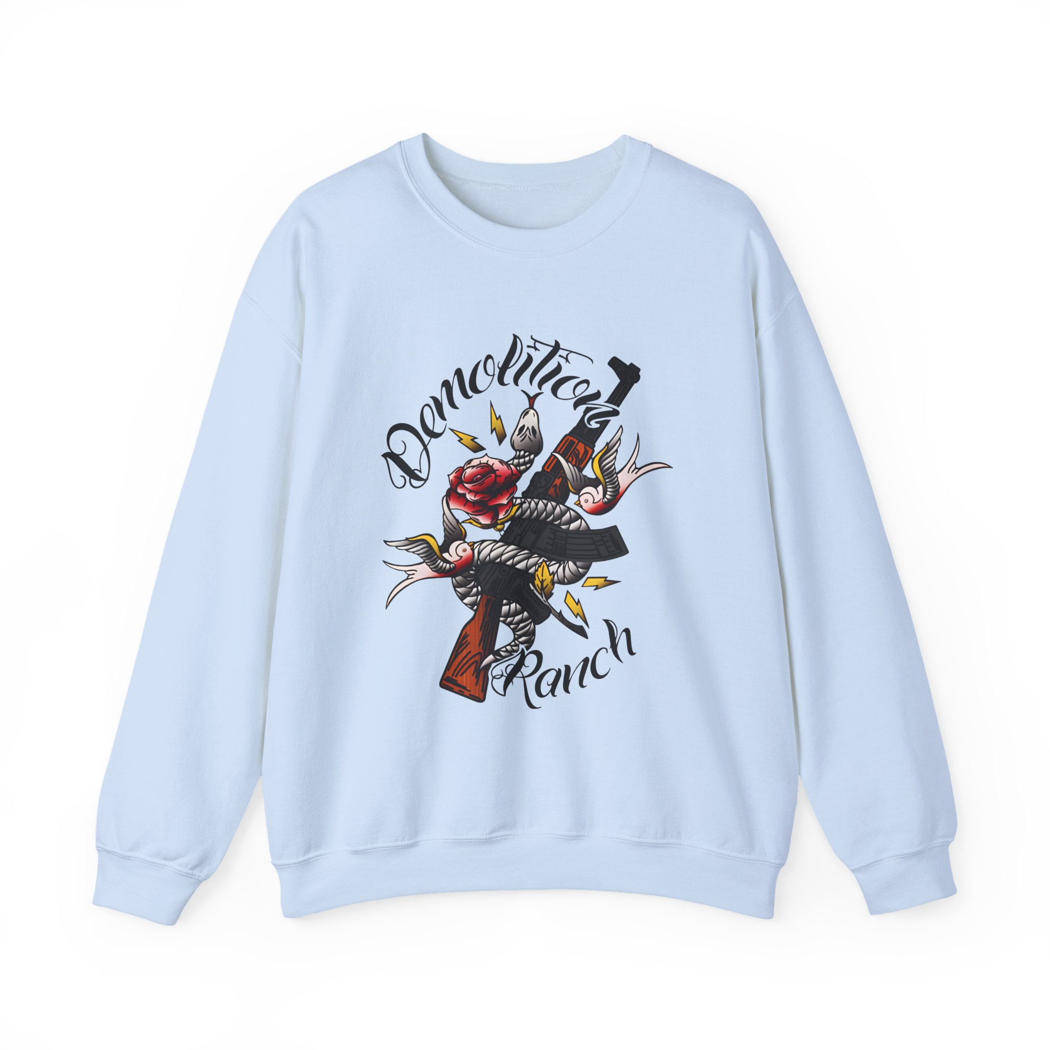Demolition Ranch Tattoo Unisex Heavy Blendâ„¢ Crewneck Sweatshirt