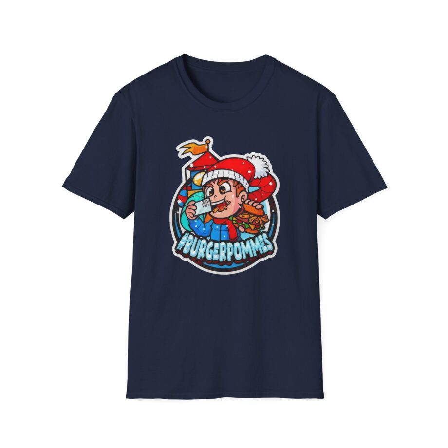 Burger Pommes Unisex Softstyle T-Shirt