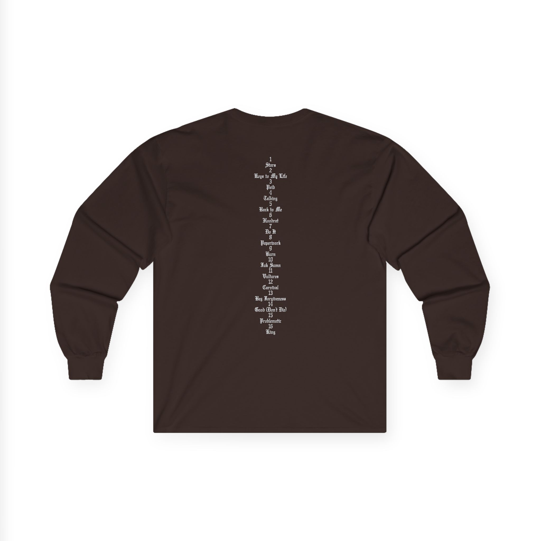 Vultures Volume 1 Tracklist and Ty Dolla Sign Unisex Ultra Cotton Long Sleeve Tee