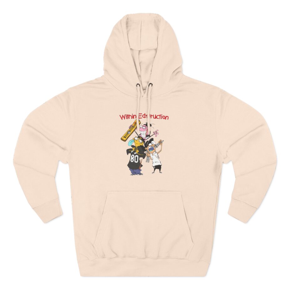 Within Destruction Within Edstruction Three-Panel Fleece Hoodie