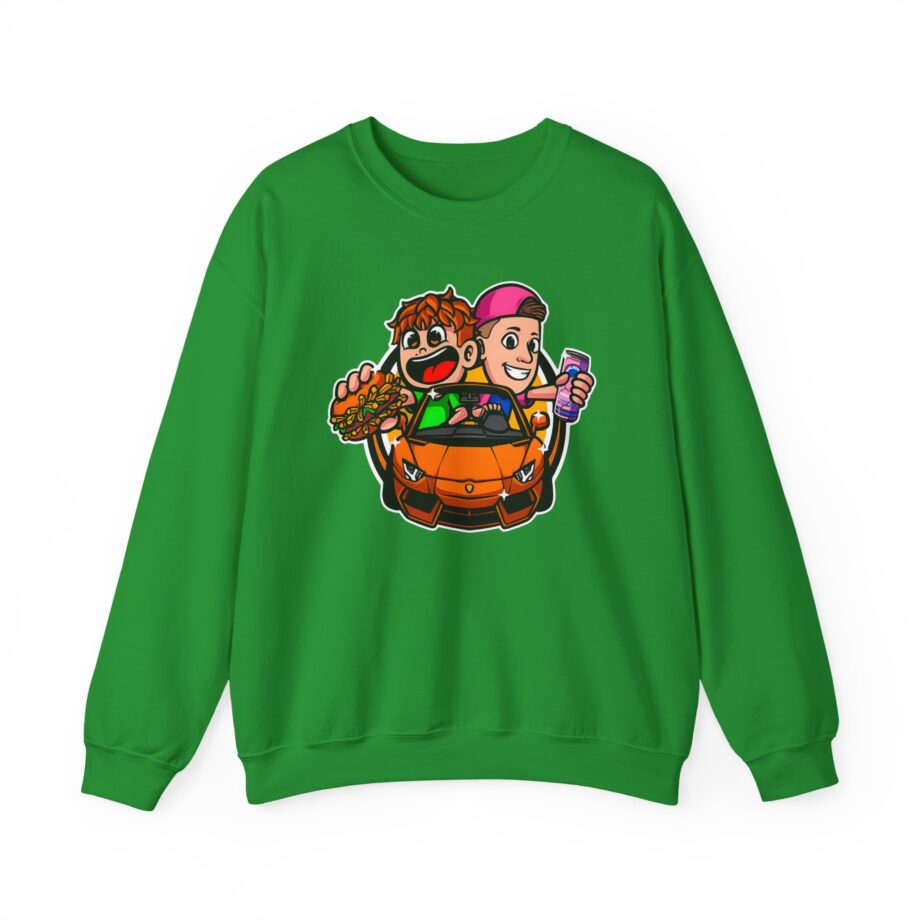 Burger Pommes Unisex Heavy Blend™ Crewneck Sweatshirt