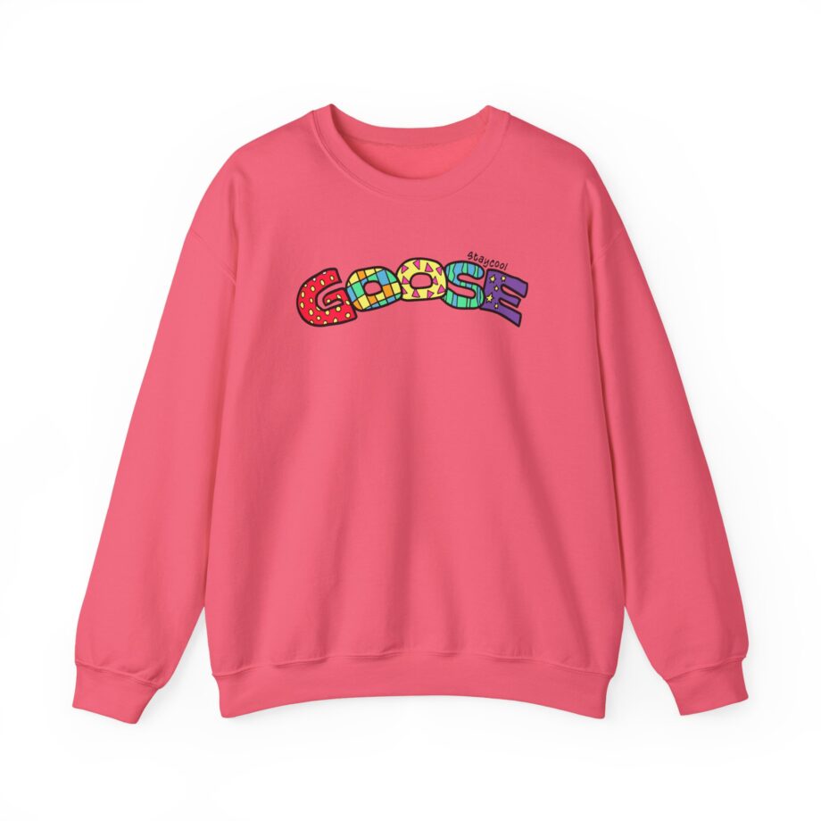 Goose x Staycool   Rainbow Unisex Heavy Blend™ Crewneck Sweatshirt