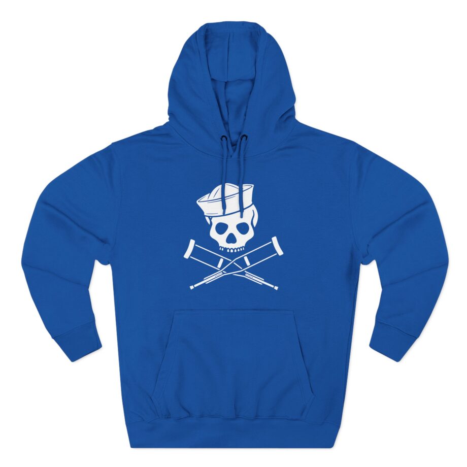 Jackass Sailor Skull & Crossbones Three-Panel Fleece Hoodie