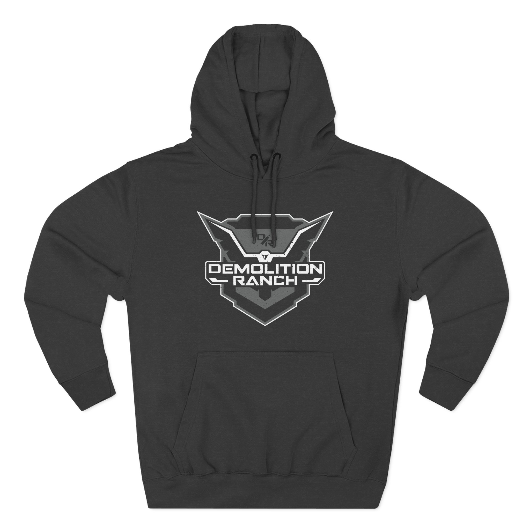 Demolition Ranch Monochrome Shield Three-Panel Fleece Hoodie