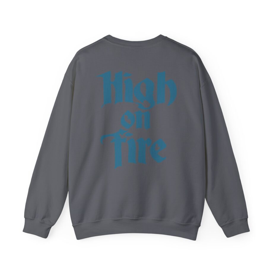 High on Fire Skull Knife Unisex Heavy Blend™ Crewneck Sweatshirt