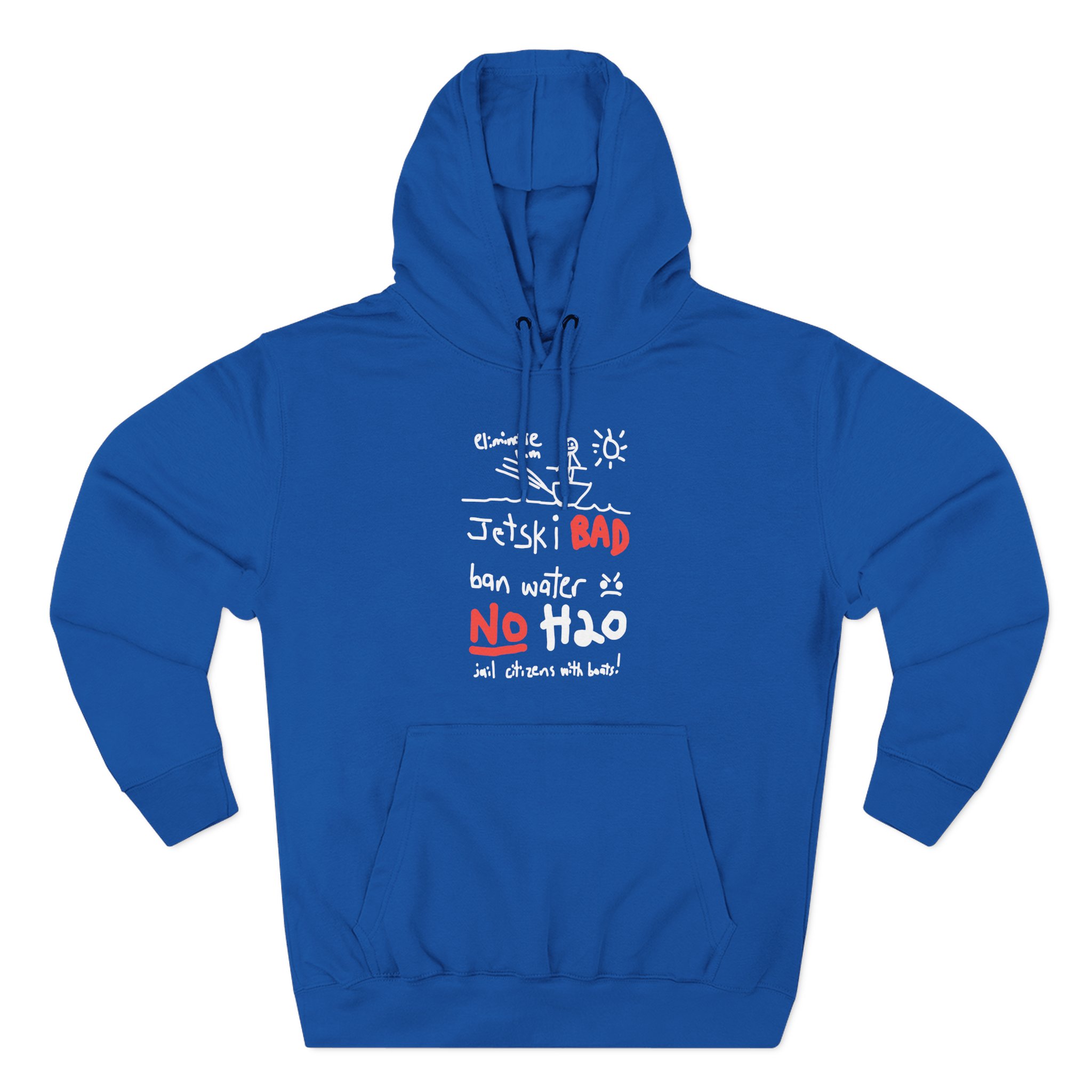 Monstermax Jet Ski Three-Panel Fleece Hoodie