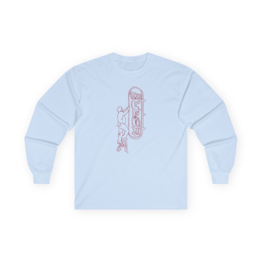 Djo The Crux Sign Ringer Unisex Ultra Cotton Long Sleeve Tee