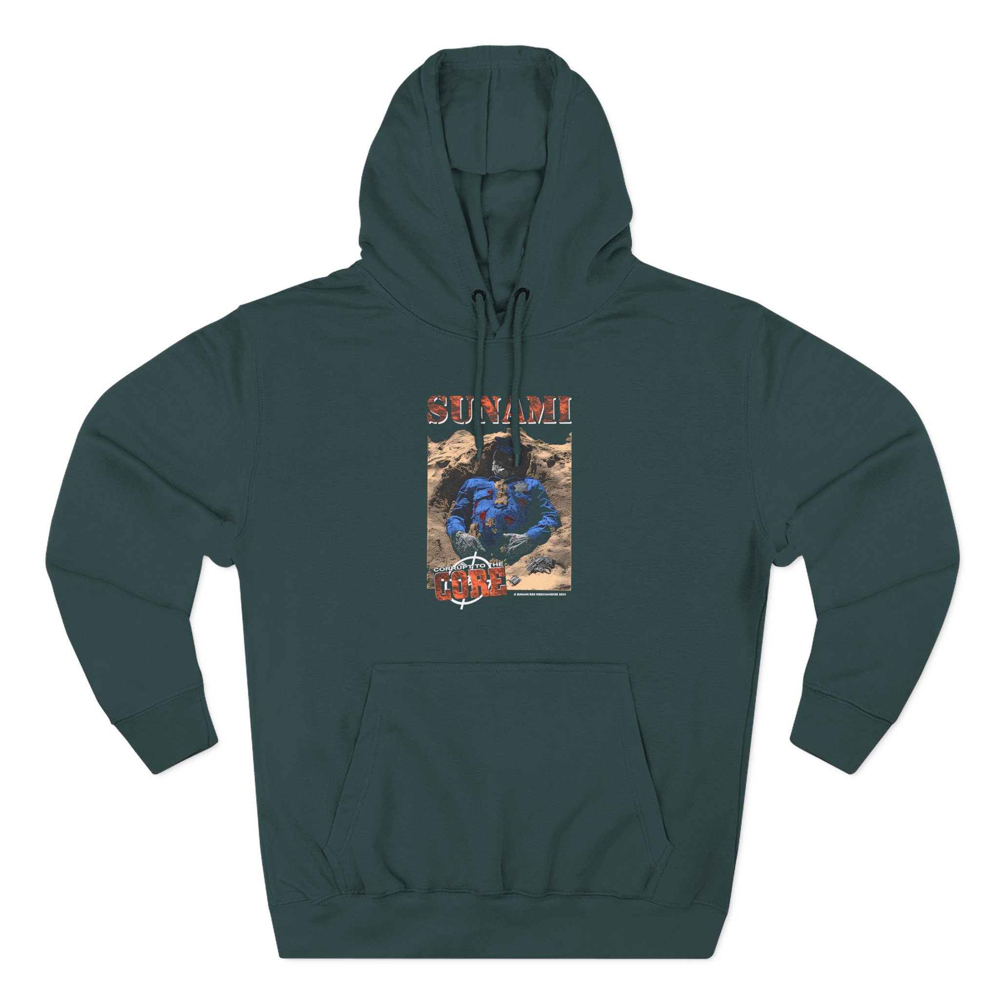 Sunami Corrupt to the Core Three-Panel Fleece Hoodie