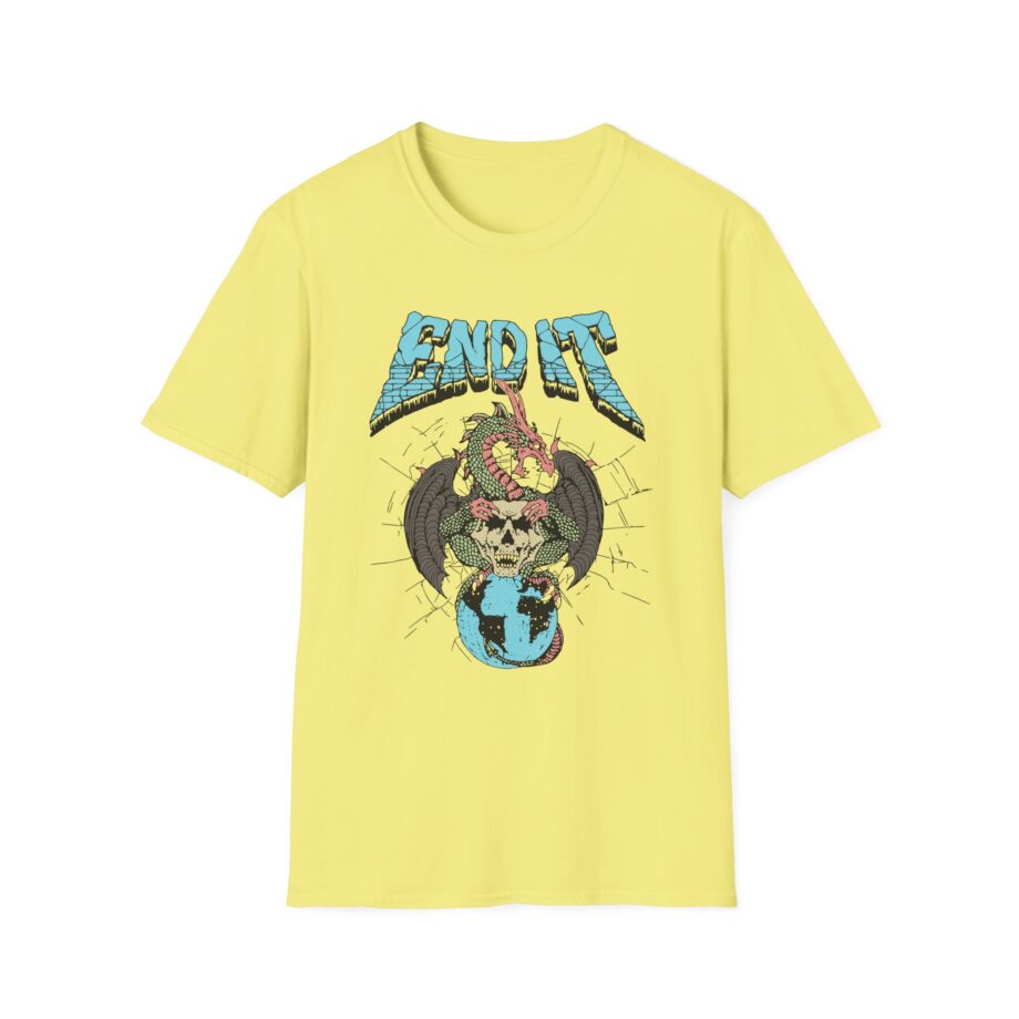 End It Dragon Skull Unisex Softstyle T-Shirt