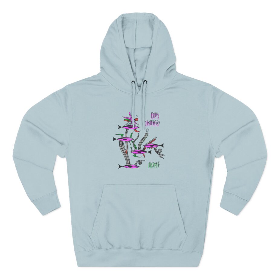 Billy Strings Fisheye Three-Panel Fleece Hoodie