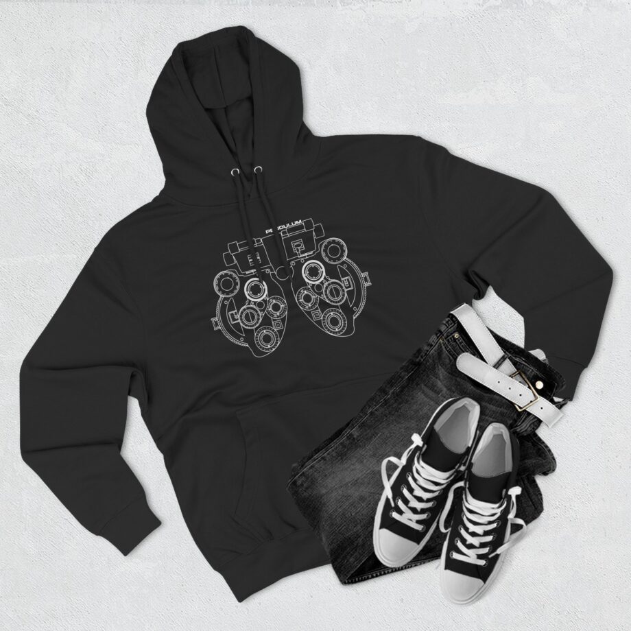 Pendulum Optical Three-Panel Fleece Hoodie