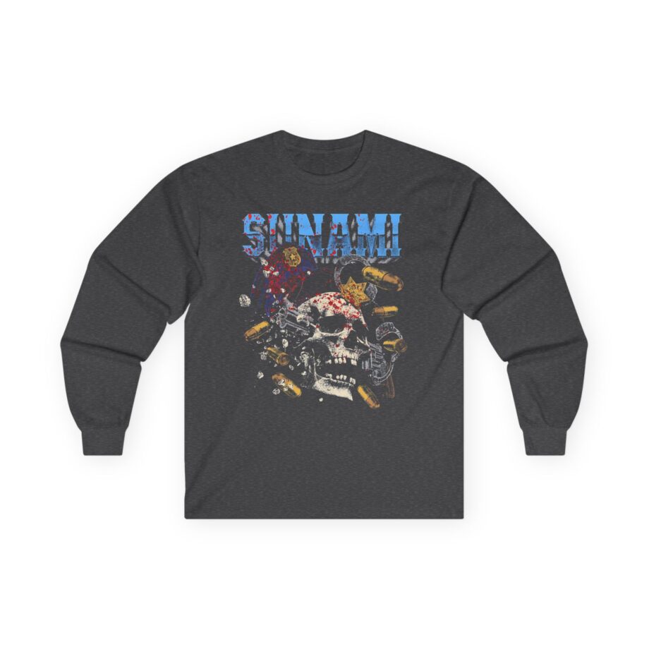 Sunami Skull Unisex Ultra Cotton Long Sleeve Tee