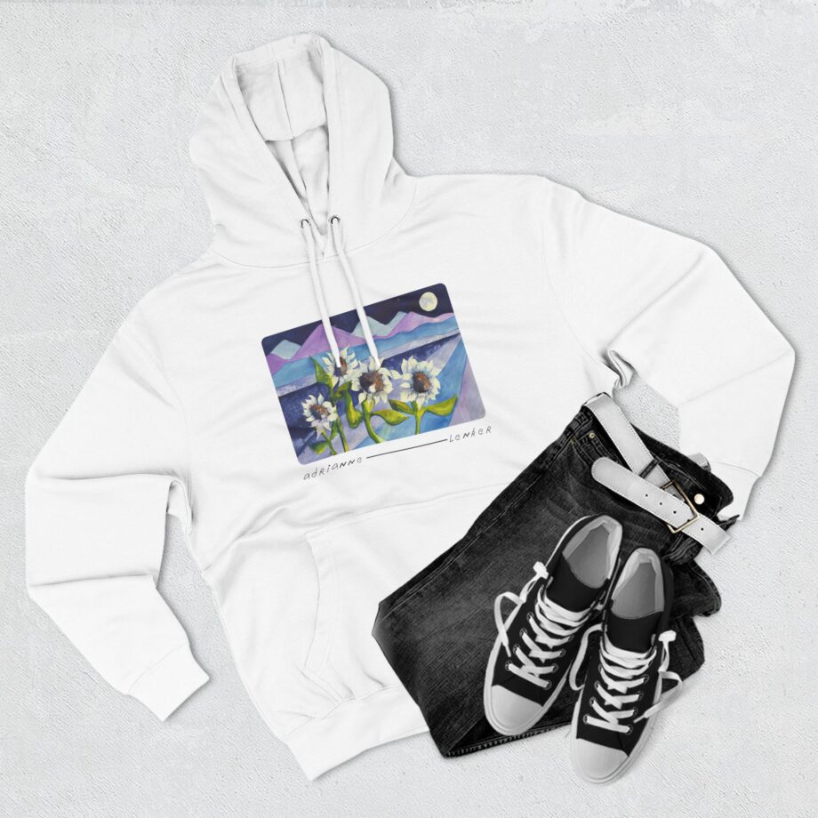 Adrianne Lenker Mema Moonflowers Three-panel Fleece Hoodie