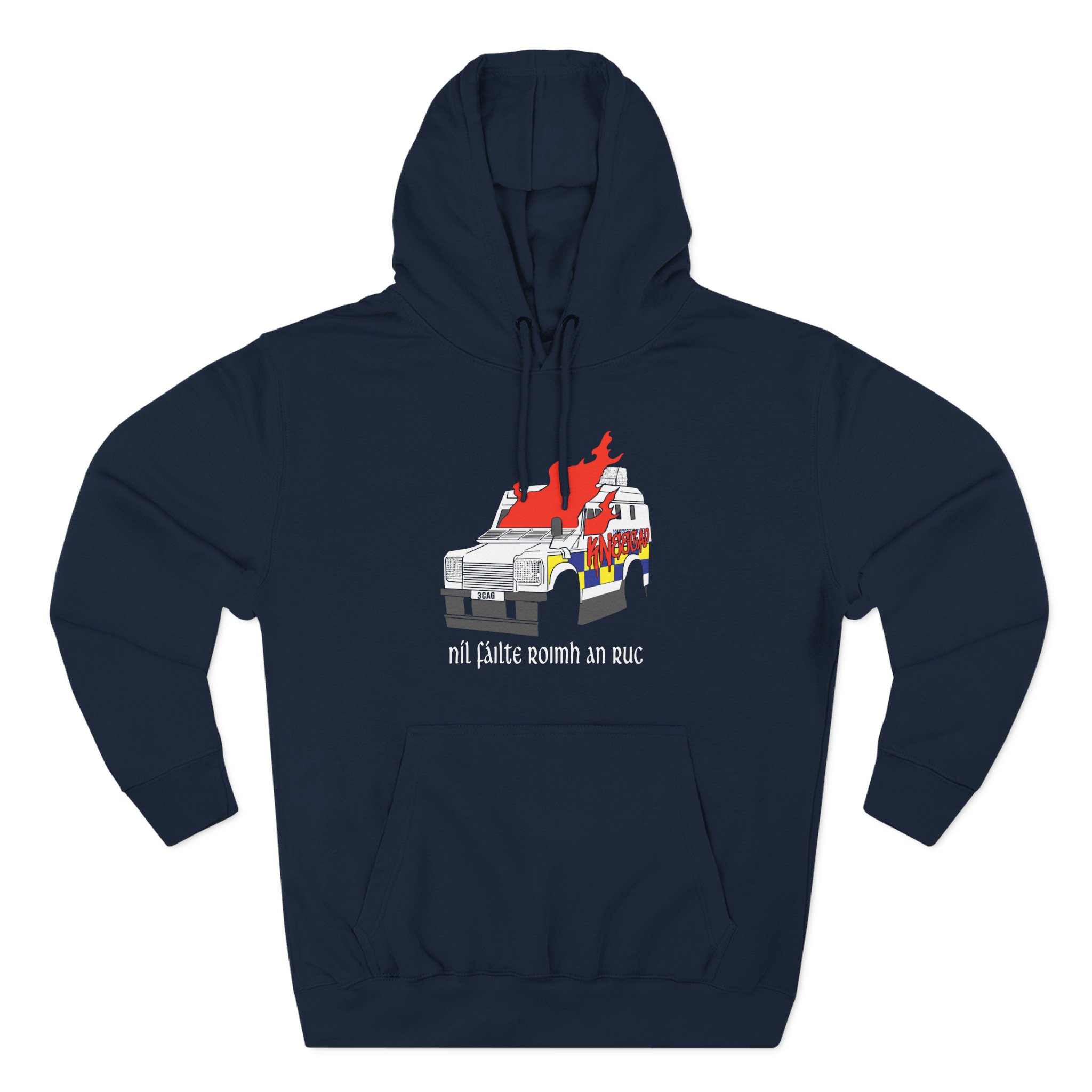 Ruc Not Welcome Three-Panel Fleece Hoodie