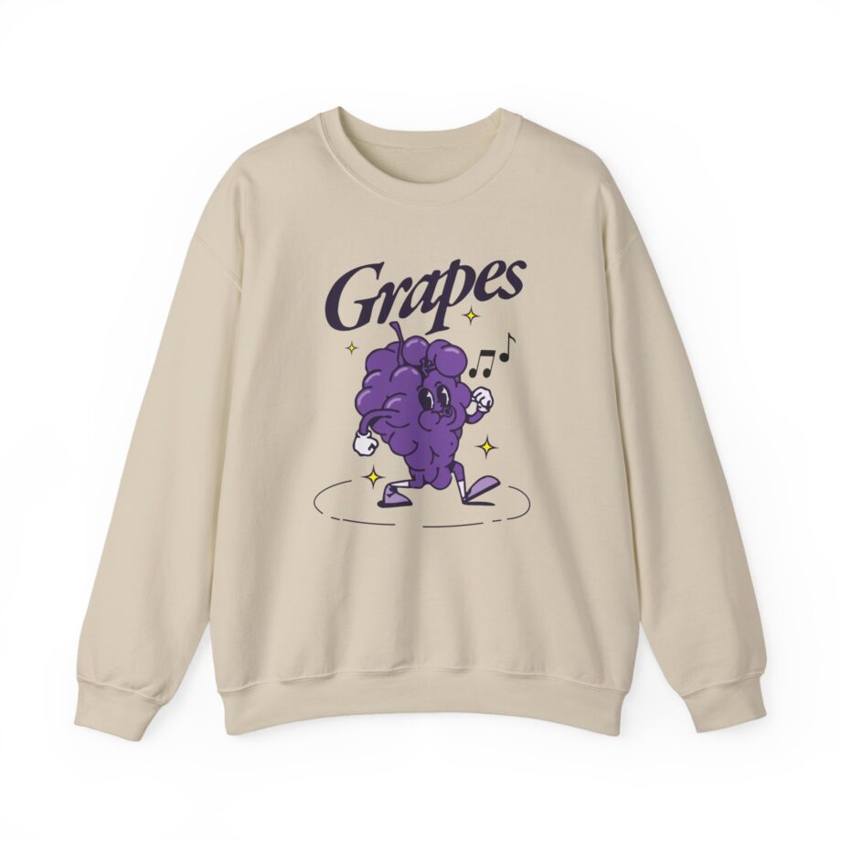 James Marriott Grapes Natural Unisex Heavy Blend™ Crewneck Sweatshirt
