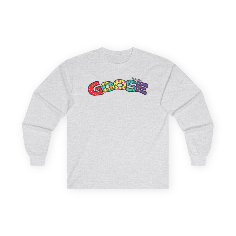 Goose x Staycool   Rainbow Unisex Ultra Cotton Long Sleeve Tee