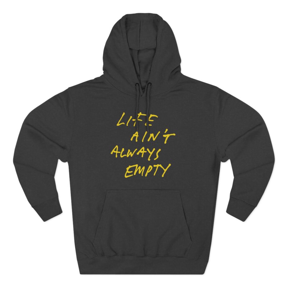 Fontaines Life Ain't Always Empty Three-Panel Fleece Hoodie