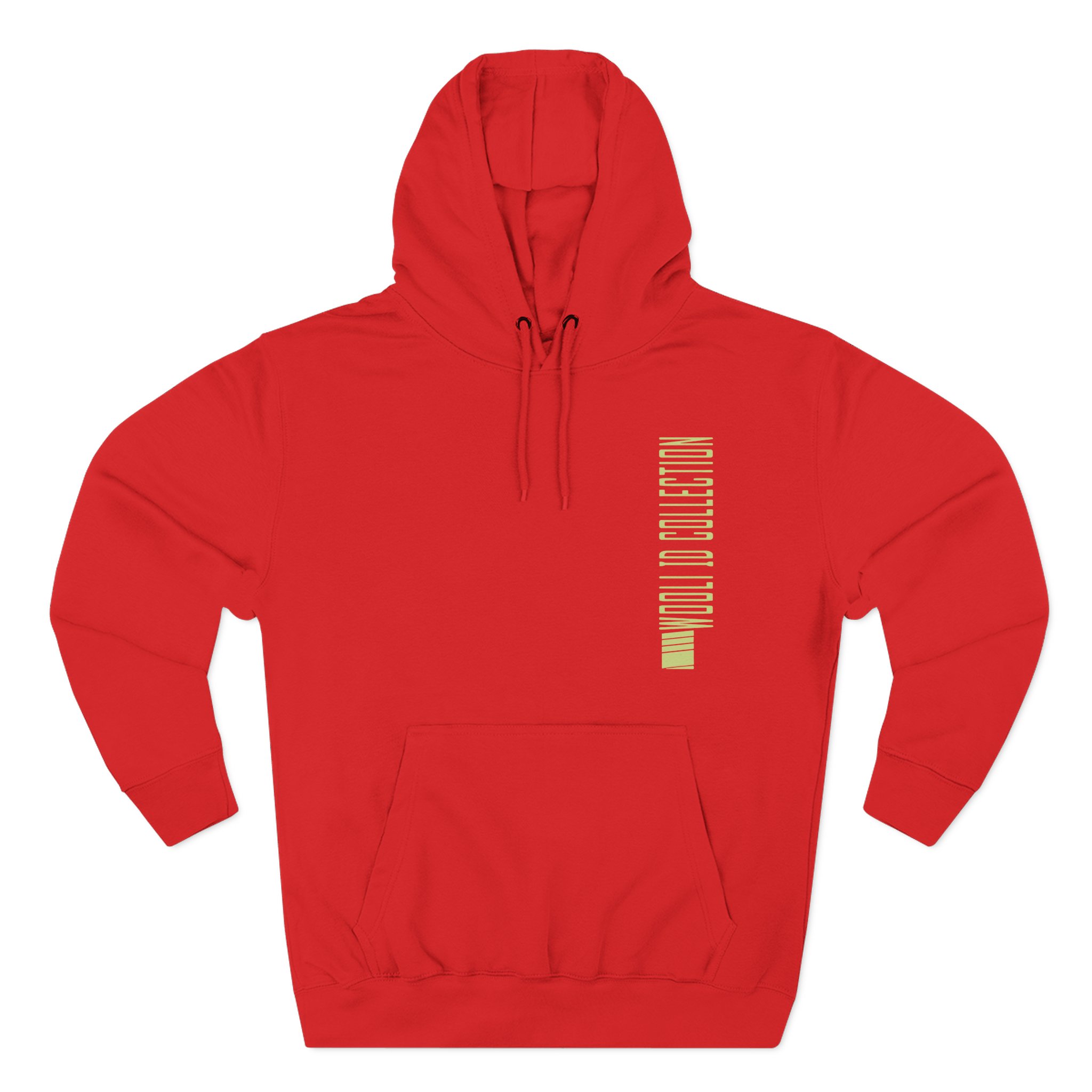 Wooli Logo Three-Panel Fleece Hoodie