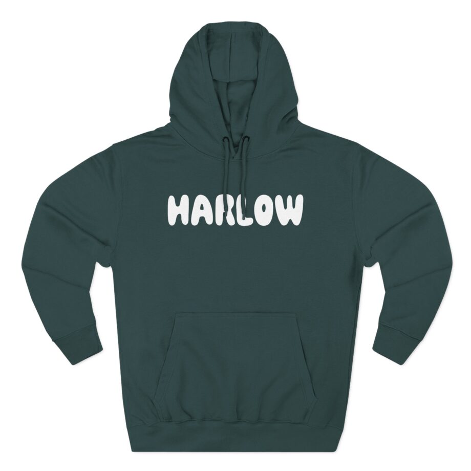 Harlow and Popcorn Three-Panel Fleece Hoodie