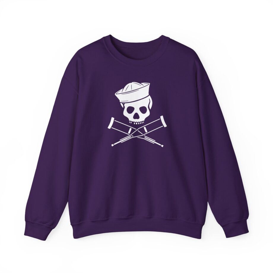 Jackass Sailor Skull & Crossbones Unisex Heavy Blend™ Crewneck Sweatshirt