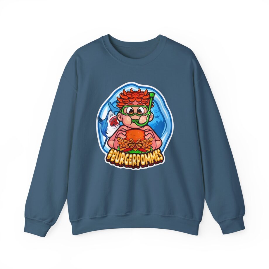 Burger Pommes Unisex Heavy Blend™ Crewneck Sweatshirt