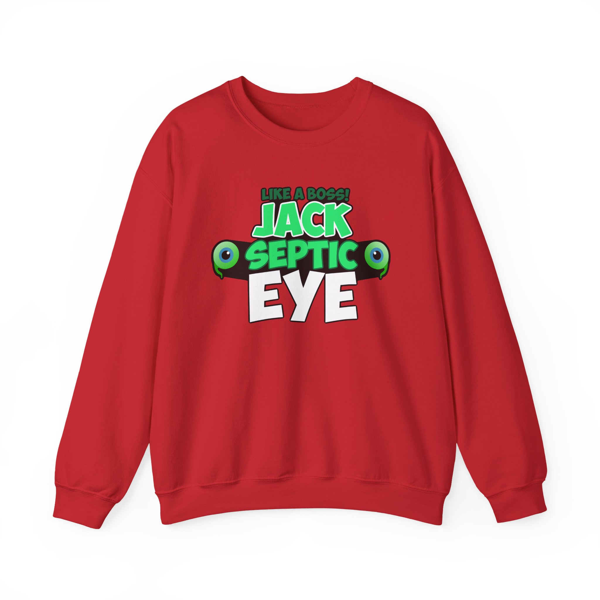 Like a Boss Jacksepticeye Unisex Heavy Blendâ„¢ Crewneck Sweatshirt